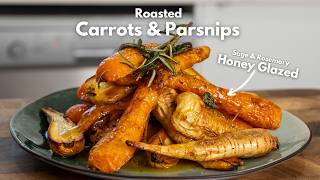 Honey Glazed Carrots and Parsnips  Super Easy Christmas Side Dish [upl. by Ramoj]