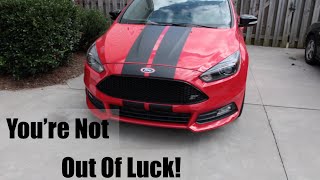 Focus ST Tip Start The Car With A Dead Key Fob 2016 Focus ST [upl. by Eentruok]