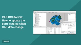 RapidCatalog Tutorial How to update the parts catalog when CAD data change [upl. by Sisely]