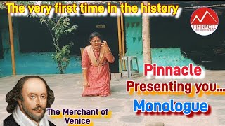 Marvelous and mesmerizing Monologue By our PinnaclionShylocks monologueMerchant of Venice [upl. by Ledniahs]