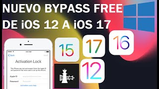 ¡HAZLO YA JailBreak y iCloud Bypass Gratis para iOS 12 a iOS 17 en Windows 🚀 [upl. by Hutner865]