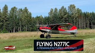 Flying N2771C The remanufactured Bushliner Cessna 170 [upl. by Roede]