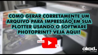 Como gerar corretamente um arquivo para impressão em sua plotter usando o software photoprint [upl. by Nabi]