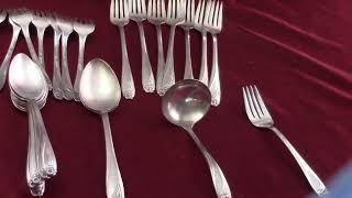 Few Vintage Silver Plate Flatware Box Flips Pt 2 [upl. by Nosa]