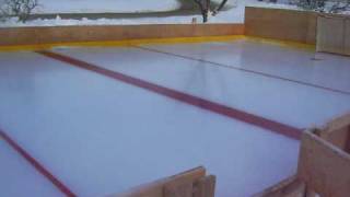 Homemade ice rink Quesnel [upl. by Aneeb564]