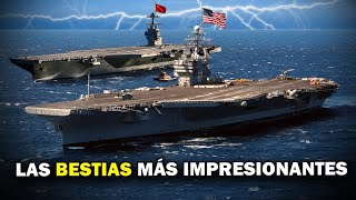 Los PORTAAVIONES más PODEROSOS de EEUU Rusia y China [upl. by Etra]