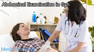 Abdominal Examination in Gynaecology [upl. by Lauralee766]