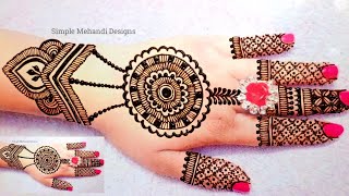 Very easy goltikki mehndi design for beginners  Easy mehndi design  mehndi designs  mehndi [upl. by Vierno210]