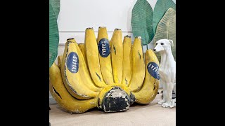 LCT Home Antique Fyffes Bananas Shop Display Prop [upl. by Bakki]