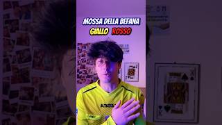 MOSSA DELLA BEFANA GIALLO O ROSSO 👀 calcio arbitro meme danjk [upl. by Millda510]