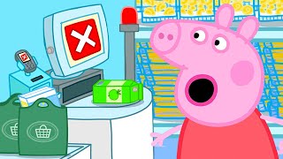 The Grocery Shop SelfCheckout 🛒  Peppa Pig Tales Full Episodes [upl. by Harat666]