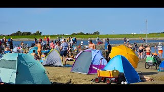 Büsum  Schlick das Meer und die Perlebucht Gut Besucht Wattwandern [upl. by Teuton]