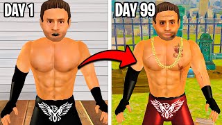 Completing The Entire Wrestling Empire Career in ONE Video [upl. by Romilly]