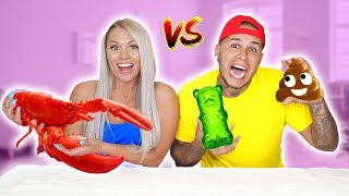 REAL FOOD vs CHOCOLATE FOOD  Challenge [upl. by Eshelman799]