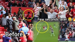 They were LEAVING Old Trafford then McTominay scored 🔥 dramatic Manchester United vs Brentford [upl. by Cynde]