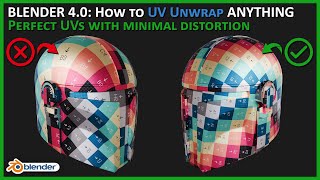 Blender 40 How to UV Unwrap Anything [upl. by Robers]