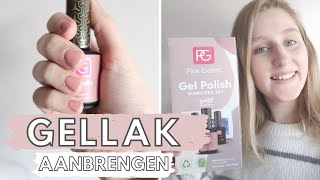 GELNAGELLAK UITPROBEREN 💅 PINKGELLAC  Tessa Jansen [upl. by Rybma]