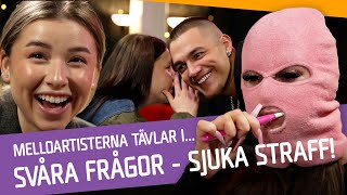 Mello 2024 ARTISTDUELLEN  Svåra frågor amp sjuka straff [upl. by Netaf]