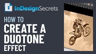 InDesign HowTo Create a Duotone Effect Video Tutorial [upl. by Namzzaj]