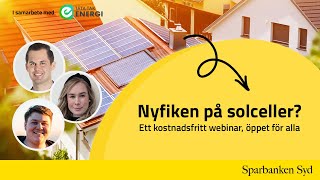 Webinar  Nyfiken på solceller [upl. by Lemar]