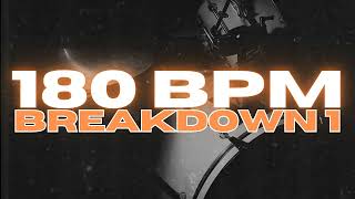 180 BPM  Metal Breakdown Drum Beat  Loop 1 [upl. by Vincent]