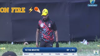 Ketan Mhatre 56 run 20 ball 🥎 ATtingre Sarkar chashak 2024 pune [upl. by Miharba]