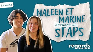 Licence STAPS  Naleen et Marine  Regards dÉtudiants [upl. by Seidel]