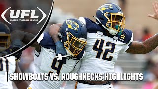 Memphis Showboats vs Houston Roughnecks  UFL Highlights [upl. by Ennahgiel]