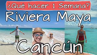 Qué hacer en Cancún 🏖️ Itinerario 1 semana en Riviera Maya ✅ Playas Cenotes Islas Ruinas y más [upl. by Atteloiv478]