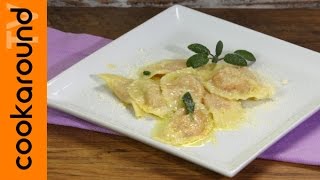 Ravioli di zucca e stracchino  Ricette primi piatti sfiziosi [upl. by Ahtamas]