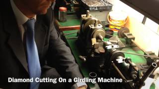 Diamond Cutting amp Polishing Demonstration [upl. by Maridel321]