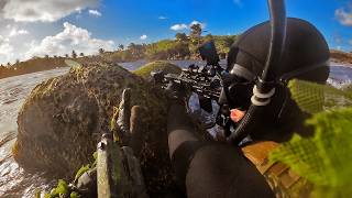 Terrifying Moments at Airsoft Game in Puerto Rico [upl. by Hearsh599]