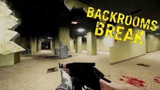 БЭКРУМС С ПУШКАМИ Прохождение Backrooms Break на русском языке 1 [upl. by Elison90]