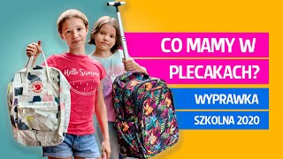 Co mamy w plecakach WYPRAWKA SZKOLNA 2020 [upl. by Trembly741]