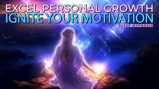 Sleep Hypnosis for Unleashing Motivation Empower Your Personal Growth [upl. by Etnaud]