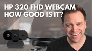 HP 320 FHD 1080p 25 budget webcam  Is it good [upl. by Riatsala591]