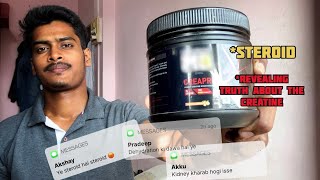 Creatine or Steroid 🙄  watch this if you also use creatine creatine [upl. by Kaliski]