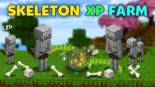 BEST SKELETON XP FARM IN MINECRAFT 121  BEDROCKPE   INFINITE XP amp BONES 🤯🤯 mcpe [upl. by Lefkowitz5]