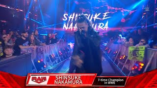 Shinsuke Nakamura Entrance  WWE Monday Night Raw February 05 2024 [upl. by Liesa]