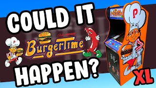 An Arcade1Up BurgerTime XL Arcade Could It Happen [upl. by Winser]