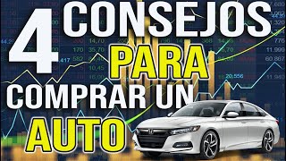 4 CONSEJOS de como AHORRAR al comprar tu AUTO📈💰 [upl. by Yrebmik866]