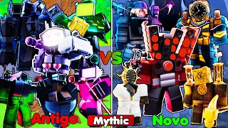 EVOLUÇÃO DAS UNIDADES MYTHIC ANTIGO VS NOVOS OLD VS NEW MYTHICS Toilet Tower Defense [upl. by Znarf]