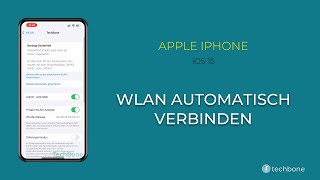 WLAN automatisch verbinden  Apple iPhone iOS 15 [upl. by Eila]