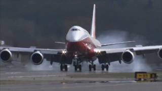 Boeing 7478 Intercontinental takes first flight [upl. by Eylatan558]