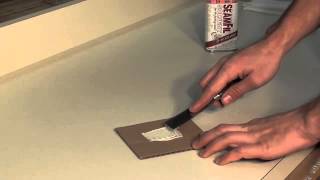 How to repair a deep scratch in your laminate countertop [upl. by Soph]