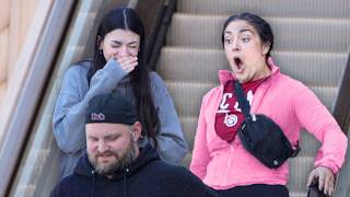 Funny WET FART Prank on the Escalator [upl. by Hyacinthie]