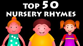 Top 50 Rhymes For Kids  Nursery Rhymes Collection For Children [upl. by Aiekam784]