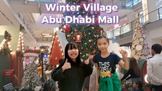 Winter Village at Abu Dhabi Mall  2023 Christmas Decorations  Abu Dhabi UAE  merrychristmas2023 [upl. by Lime]