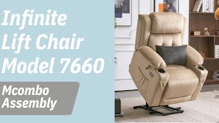 Mcombo Electric Power Lift Recliner Chair with Massage and Heat for Elderly Extended Footrest Hand [upl. by Annahael]