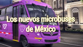 Los nuevos Microbuses CDMX URBI G2 [upl. by Julee]